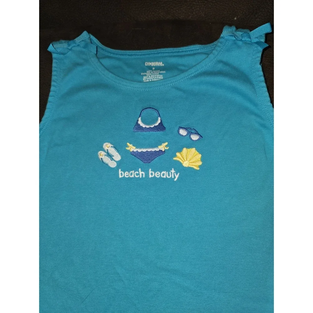 Gymboree sea splash beach‎ beauty tank top size 9